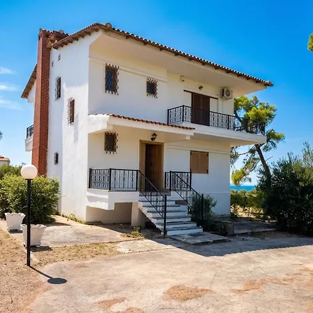 Ferienhaus Potidea Private Garden 4,000 M Plot Sea View Bbq *