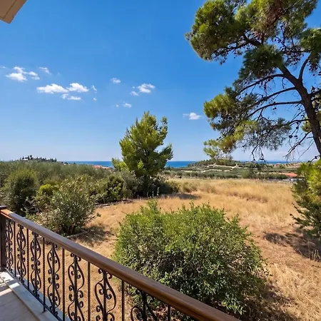 Potidea Private Garden 4,000 M Plot Sea View Bbq
