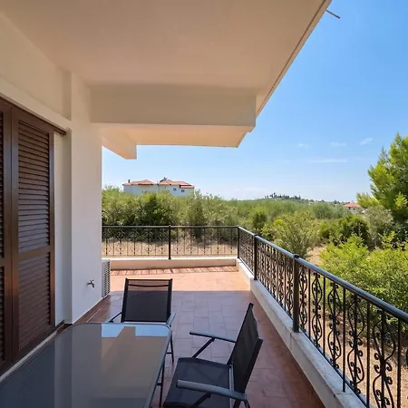 Potidea Private Garden 4,000 M Plot Sea View Bbq Ferienhaus Nea Poteidaia
