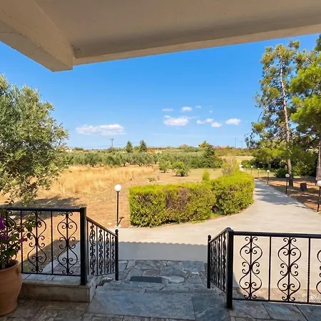 Potidea Private Garden 4,000 M Plot Sea View Bbq Nea Poteidaia