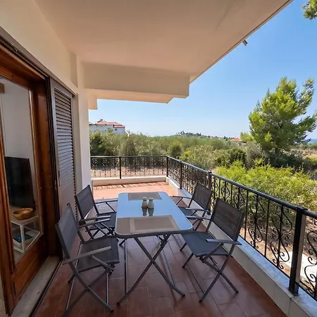 Potidea Private Garden 4,000 M Plot Sea View Bbq Nea Poteidaia