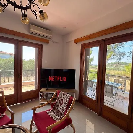 Potidea Private Garden 4,000 M Plot Sea View Bbq