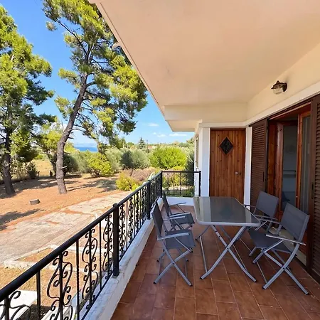 Potidea Private Garden 4,000 M Plot Sea View Bbq Ferienhaus Nea Poteidaia