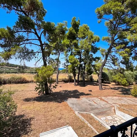 Ferienhaus Potidea Private Garden 4,000 M Plot Sea View Bbq *